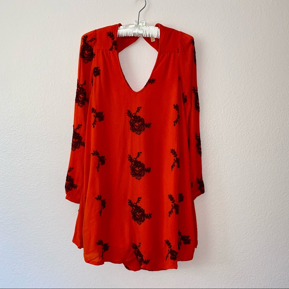 FREE PEOPLE EMMA TRAPEZE DRESS. - Picture 2 of 11